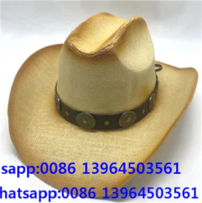 Nelaimės ištikta šiaudinė Fedora kepurė su sagos juostele