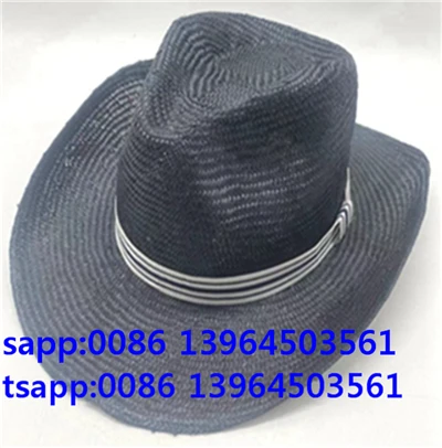 Juoda Fedora Cap lauko Panamos kepurė vyrams